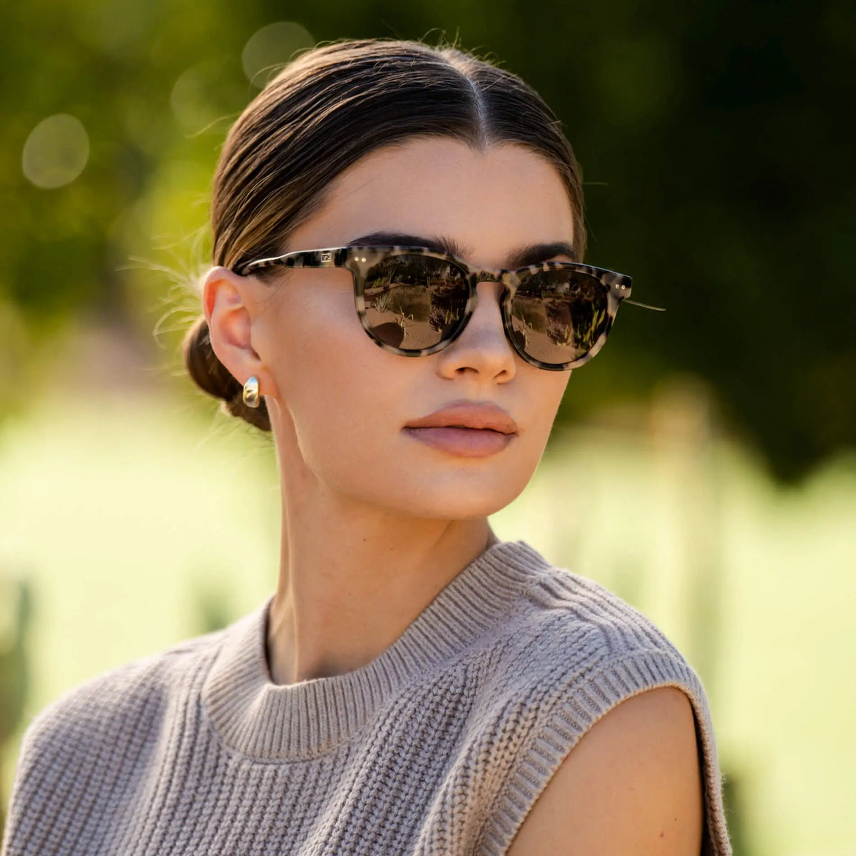 Lunettes de soleil polarisées rondes femme – Tate