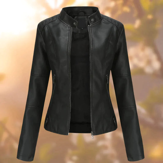Veste en cuir élégante femme – Meja