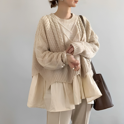 Pull col rond femme – Carla