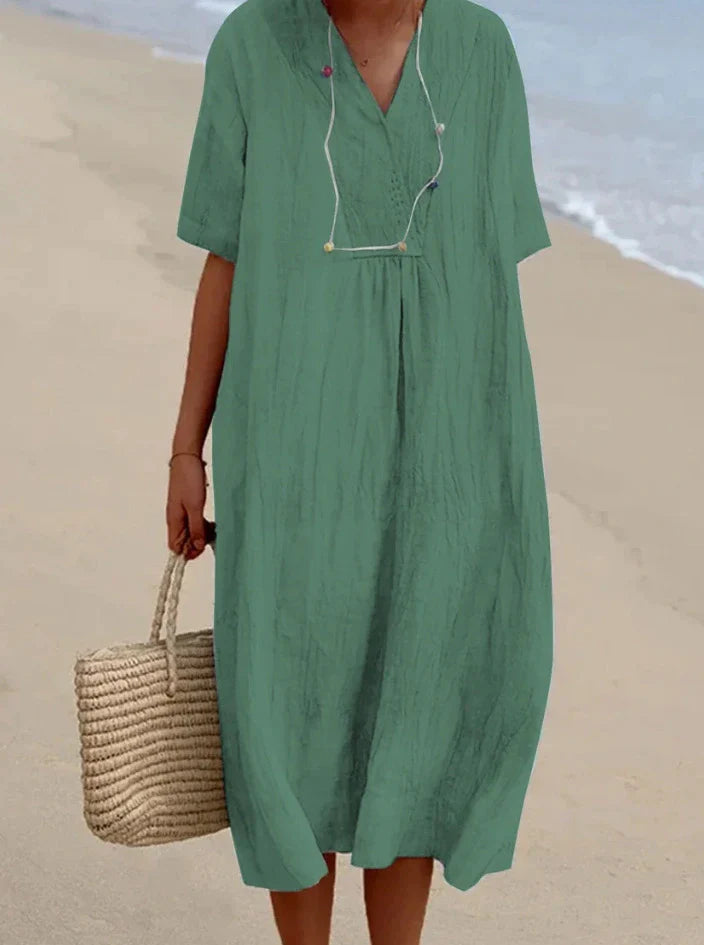 Robe en lin et coton femme – Kary