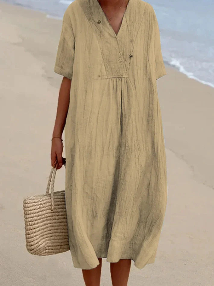 Robe en lin et coton femme – Kary