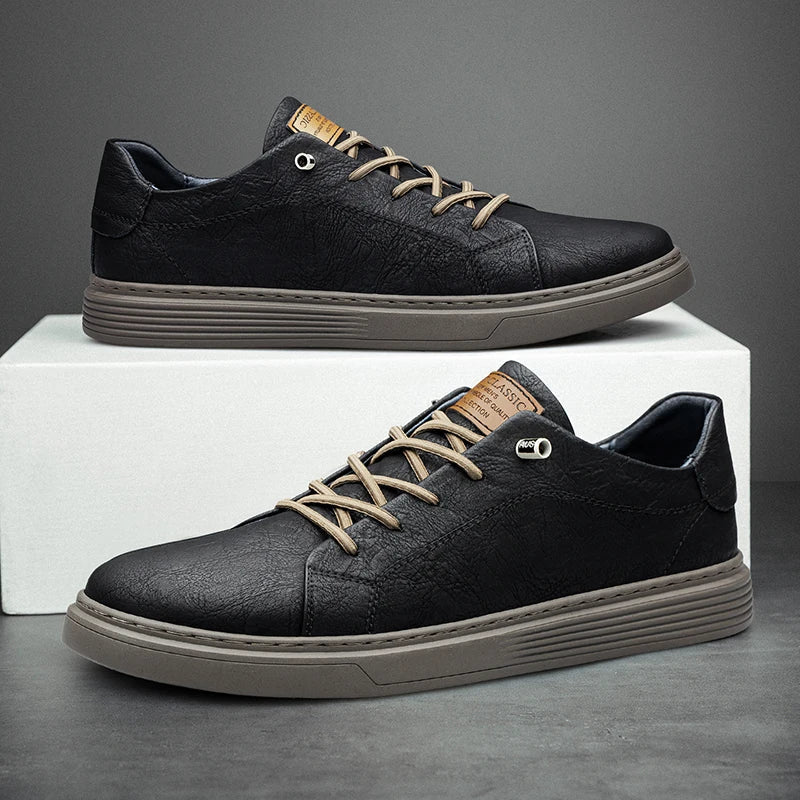 Baskets en cuir Oxford