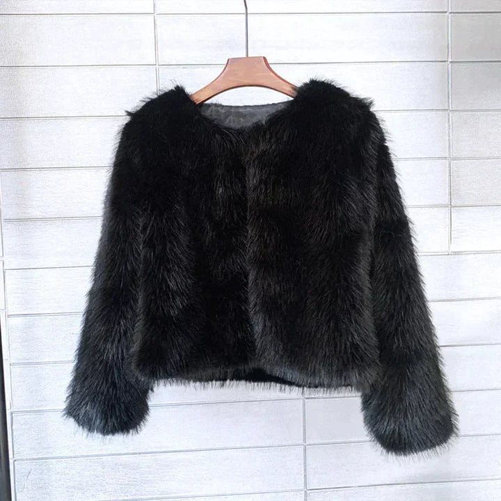 Manteau d'hiver effet fourrure femme – Elena