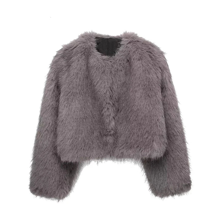 Manteau d'hiver effet fourrure femme – Elena