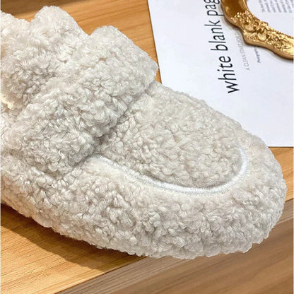 Mocassins en peluche semelle antidérapante – Arielle