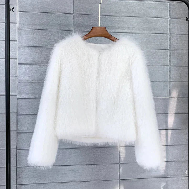 Manteau d'hiver effet fourrure femme – Elena