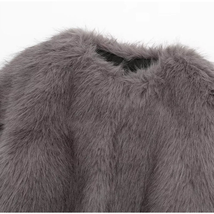 Manteau d'hiver effet fourrure femme – Elena