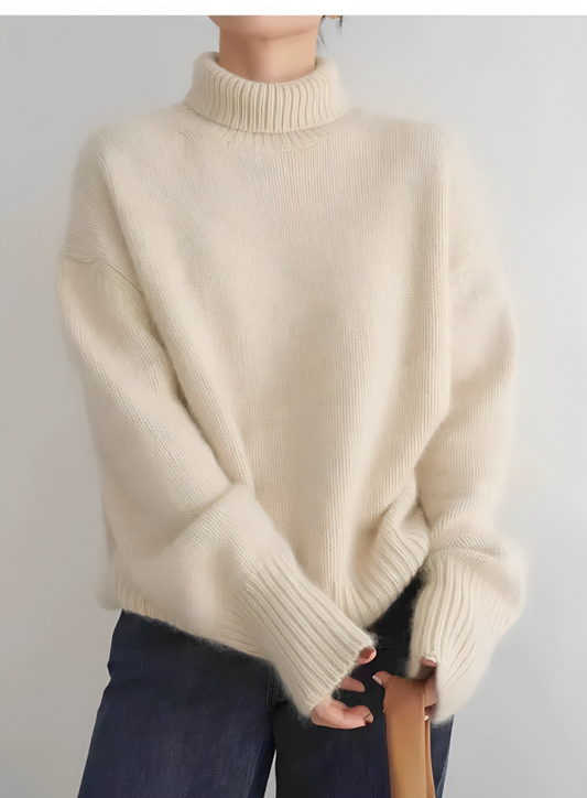 Pull col roulé en cachemire femme – Sophia