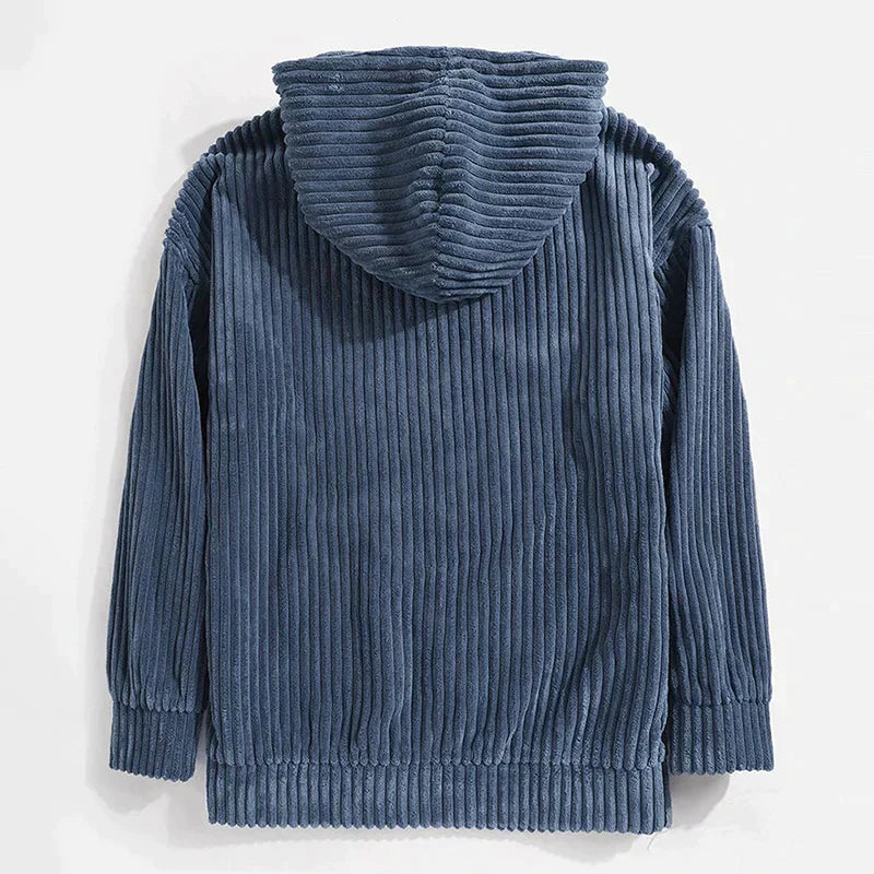 Sweat à capuche en velours