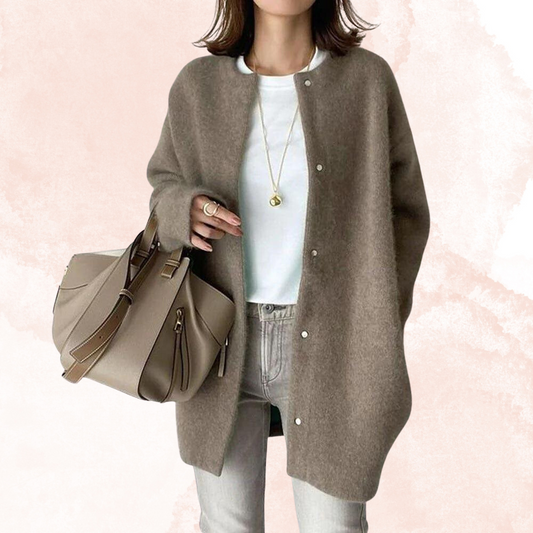 Cardigan boutonné manches longues femme – Whitney