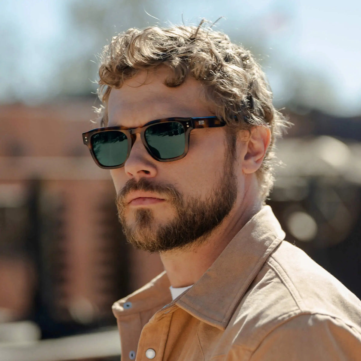 Lunettes de soleil polarisées géométriques homme – Wayne