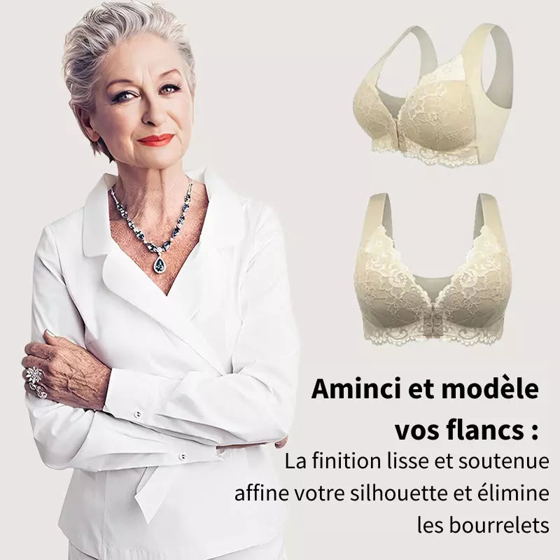 (PACK DE 3) Soutien-gorge Celine — Sans Fil Galbant Avec Fermeture Frontale