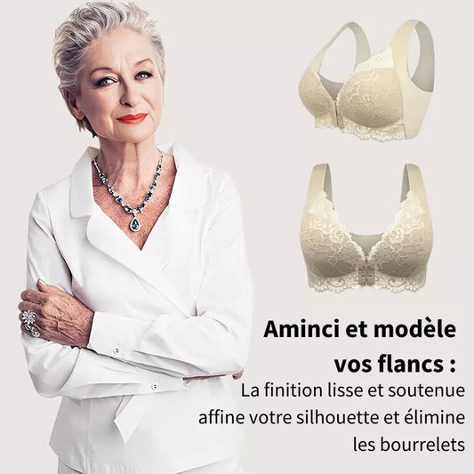 (PACK DE 3) Soutien-gorge Celine — Sans Fil Galbant Avec Fermeture Frontale