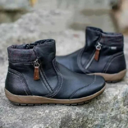Bottines imperméables zippées femme – Gina