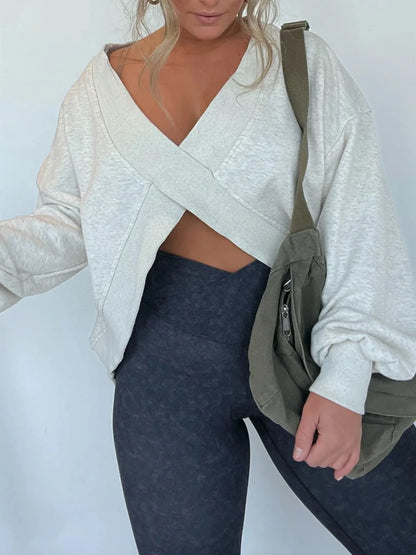 Sweat-shirt réversible femme