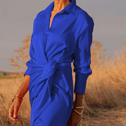 Robe chemise de soirée femme