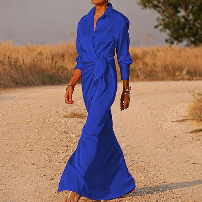 Robe chemise de soirée femme