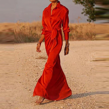 Robe chemise de soirée femme