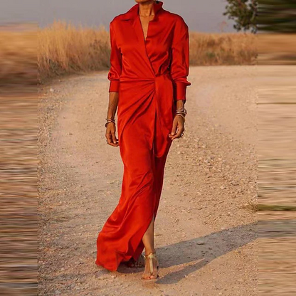 Robe chemise de soirée femme