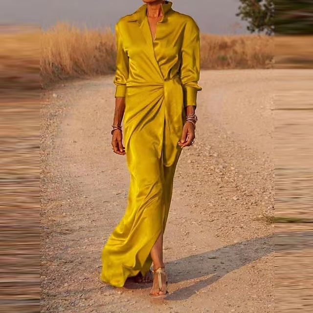 Robe chemise de soirée femme