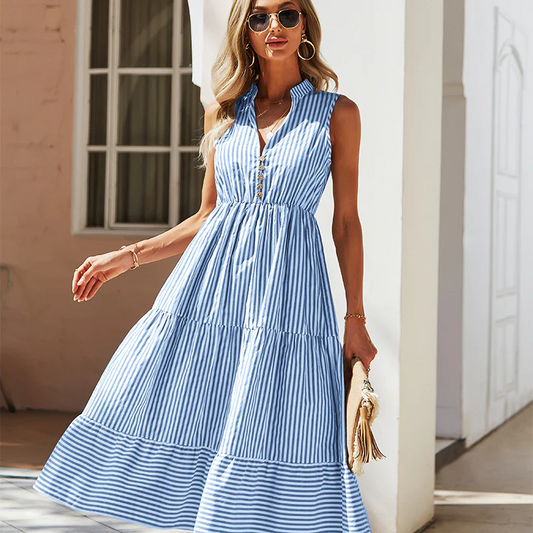 Robe chemise élégante décontractée femme – Maddy