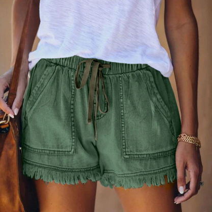 Short en jean taille haute femme – Laura
