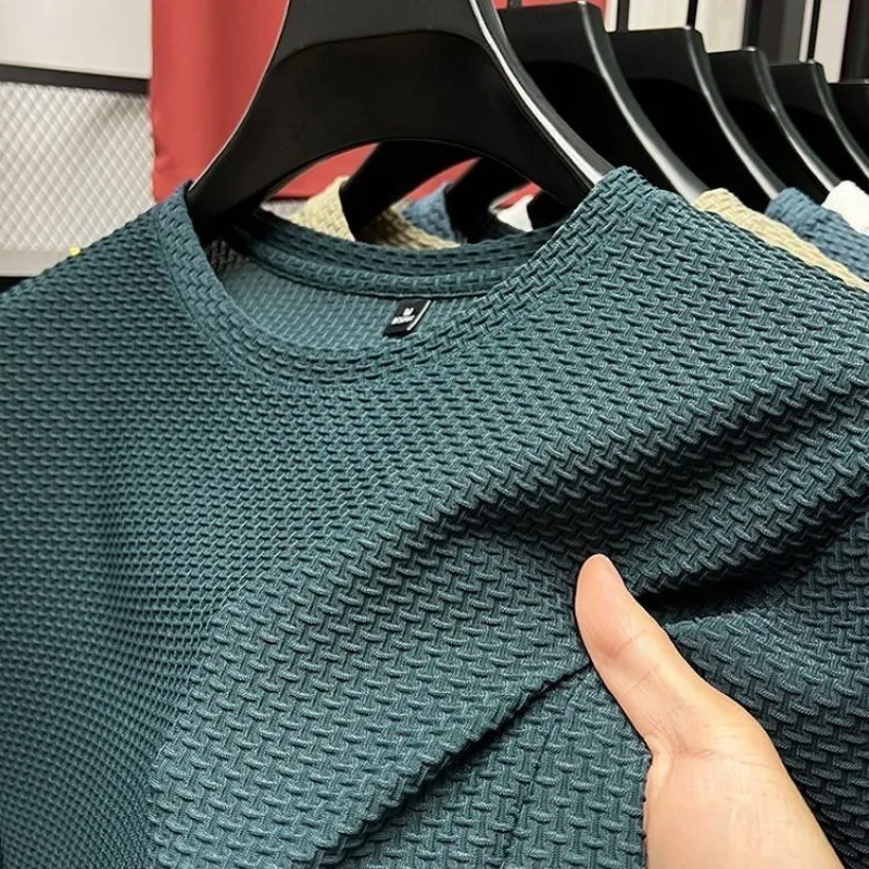 T-shirt manches courtes en maille soie glacée