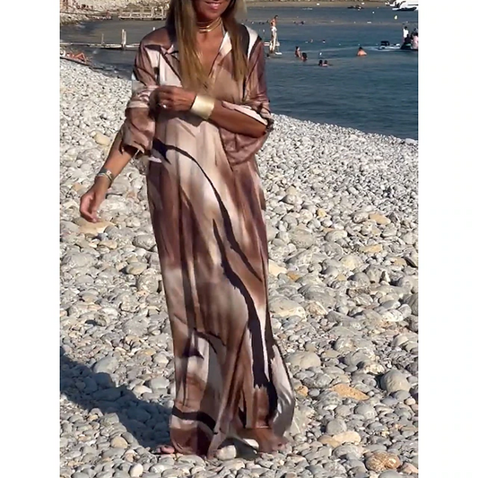 Robe décontractée femme – Marron
