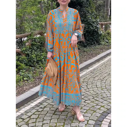 Robe fleurie décontractée femme