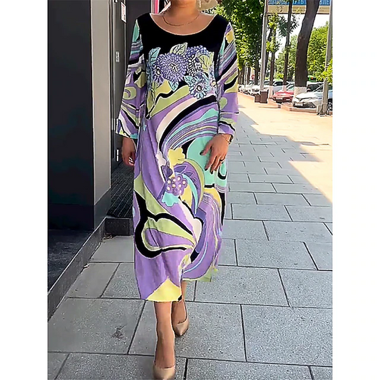 Robe décontractée femme – Violet