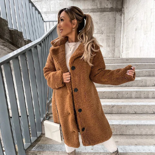 Robe unie manches chauve-souris femme