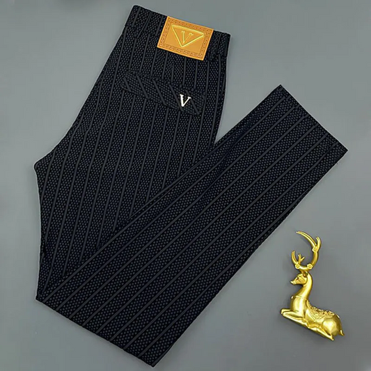 Pantalon décontracté en soie glacée homme