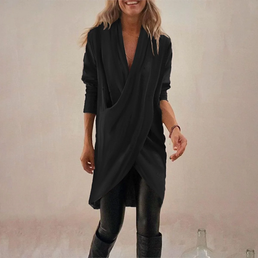 Top uni manches longues femme – Veronica