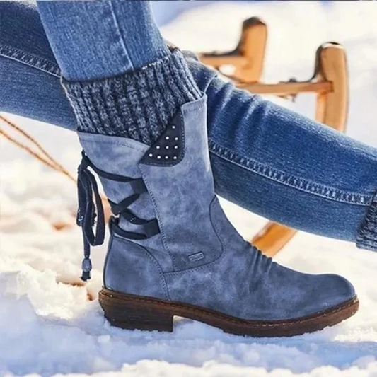 Bottes basses chaudes en laine orthopédiques femme – Ruth