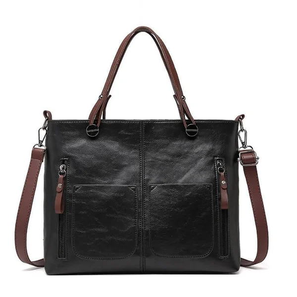 Sac bandoulière en cuir vintage femme