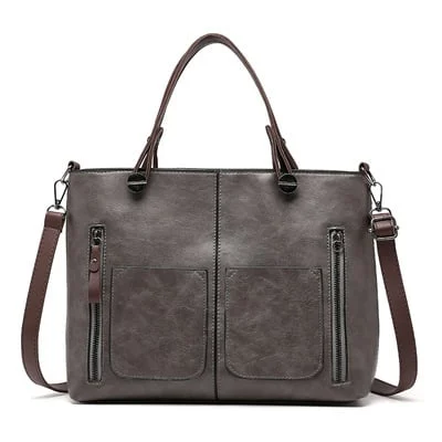 Sac bandoulière en cuir vintage femme