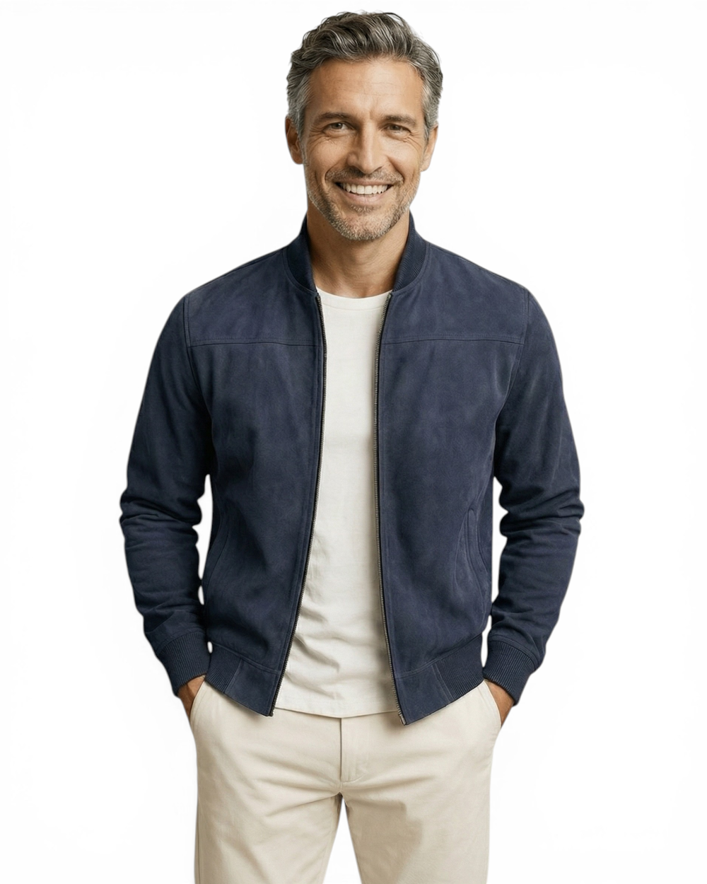 Veste en daim élégante
