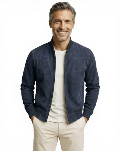 Veste en daim élégante
