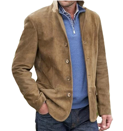 Veste en maille à revers élégante homme – Ramon
