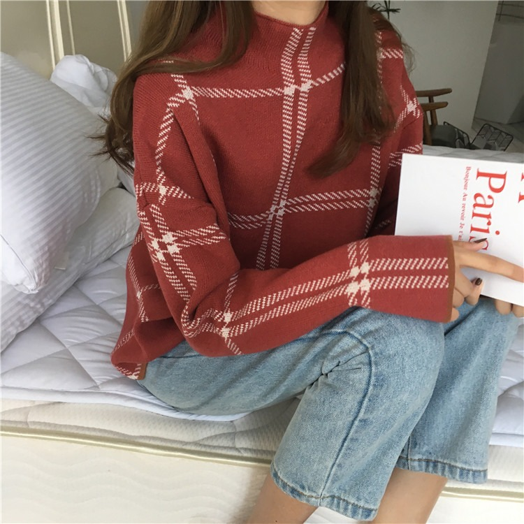 Pull rayé manches longues douillet femme – Elena