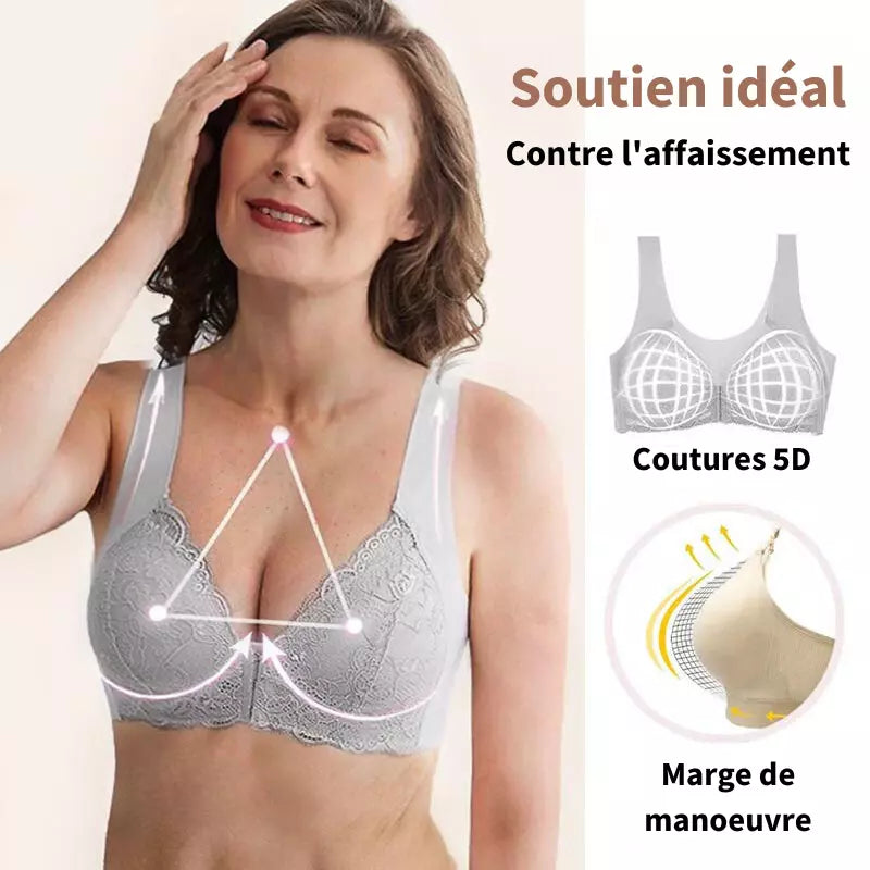 (PACK DE 3) Soutien-gorge Celine — Sans Fil Galbant Avec Fermeture Frontale