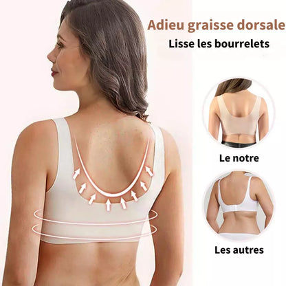 (PACK DE 3) Soutien-gorge Celine — Sans Fil Galbant Avec Fermeture Frontale