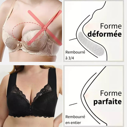 (PACK DE 3) Soutien-gorge Celine — Sans Fil Galbant Avec Fermeture Frontale