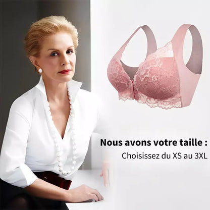 (PACK DE 3) Soutien-gorge Celine — Sans Fil Galbant Avec Fermeture Frontale