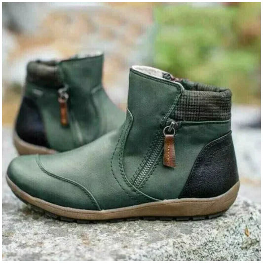 Bottines imperméables zippées femme – Monica