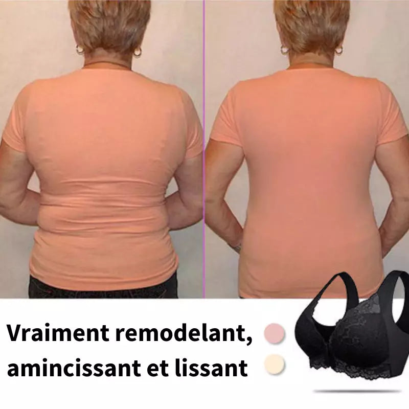(PACK DE 3) Soutien-gorge Celine — Sans Fil Galbant Avec Fermeture Frontale