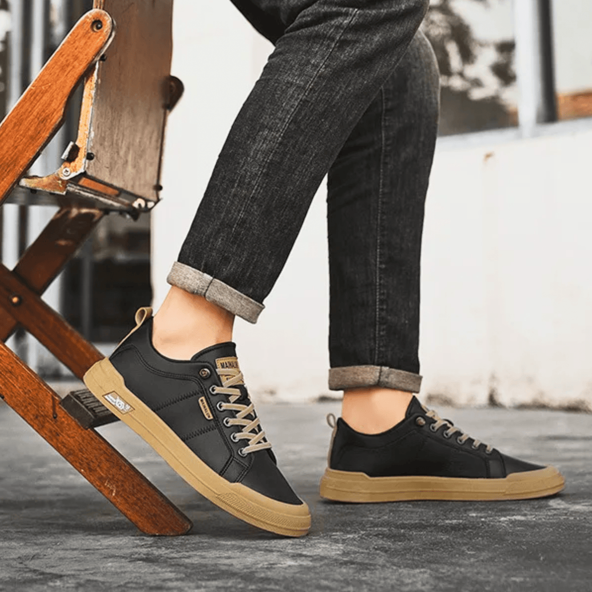 Baskets en cuir premium – Harrington